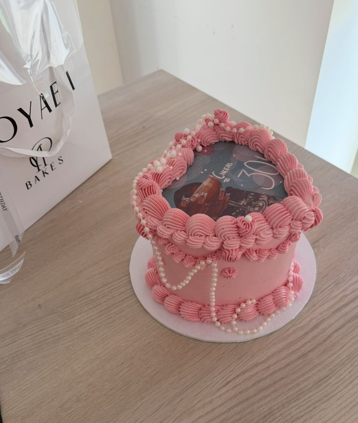 The Cheers to 30 Cake